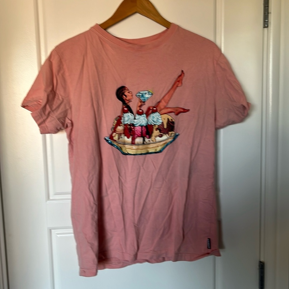 BBC Icecream pinup tee. Rose pink